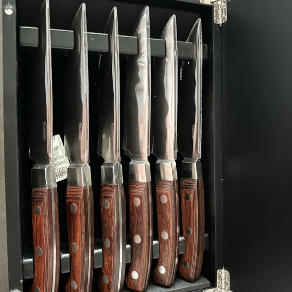 Trudeau - Steak Knives With Pakka Wood Handle (Set Of 6) - Picture 3 of 3